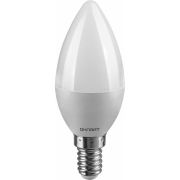 Лампа светодиодная 71 629 OLL-C37-6-230-4K-E14-FR 6Вт свеча 4000К нейтр. бел. E14 600лм 176-264В ОНЛАЙТ 71629