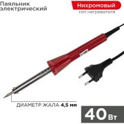 Паяльник с керам. нагреват. долговечное жало 220В/40Вт PROCONNECT 12-0123-4