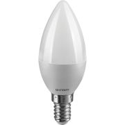 Лампа светодиодная 71 632 OLL-C37-8-230-2.7K-E14-FR 8Вт свеча 2700К тепл. бел. E14 800лм 176-264В ОНЛАЙТ 71632