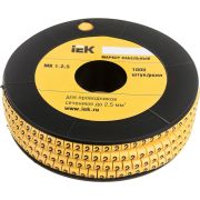 Маркер каб. МК1-2.5мм «2» 1000шт/ролл IEK UMK10-2