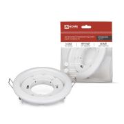 Светильник точечный GX53R-standard RW GX53 IP20 230В встраив. метал. бел. IN HOME 4690612008400