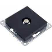 Розетка телевизионная TV AtlasDesign коннектор механизм карбон SE ATN001093