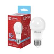 Лампа светодиодная LED-A60-VC 15Вт грушевидная 6500К холод. бел. E27 1430лм 230В IN HOME 4690612020280