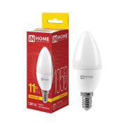 Лампа светодиодная LED-СВЕЧА-VC 11Вт свеча 3000К тепл. бел. E14 1050лм 230В IN HOME 4690612020464