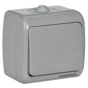 Выключатель 1-кл. 1п ОП AQUATIC ВС-20-1-0-А 10А IP54 GENERICA EVA10-K03-10-54