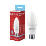 Лампа светодиодная LED-СВЕЧА-VC 11Вт свеча 6500К холод. бел. E27 1050лм 230В IN HOME 4690612024868