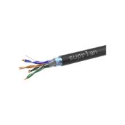 Кабель витая пара F/UTP кат.5E 4х2х0.51 solid Cu PE Out Premium (м) SUPRLAN 01-1010-4