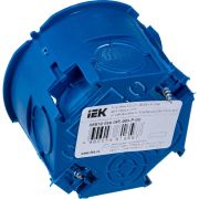 Коробка установочная С3 d68х45 для полых стен (с саморезами и пластик. лапками) GENERICA UKG10-068-045-000-P-UO