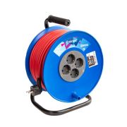 Удлинитель на катушке 4х50м с заземл. 16А IP20 3.5кВт ПВС 3х1.5 КОСМОС YKKsm50m-4g-Z(16A)