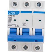 Выключатель автоматический модульный 3п C 10А 6кА NXB-63 (R) CHINT 814169