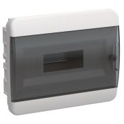 Корпус ЩРВ-П-12 TEKFOR IP41 черн. прозр. дверь пластик. IEK TF5-KP12-V-12-41-K01-K03