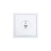 Розетка компьютерная 1-м СП ZIMA IP20 механизм бел. LEZARD 704-0288-140