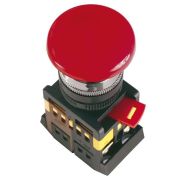 Кнопка «Грибок» AEAL-22 d22мм 1НО+1НЗ 240В с фиксацией красн. GENERICA BBG60-AEAL-K04