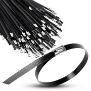 Хомут кабельный 7.9х500 сталь AISI 316 с покрытием TOKOV ELECTRIC TKE-HM316-7.9-500-C/100