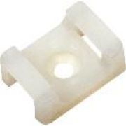 Площадка под хомуты PCP-S 22х16-100WH с монтажн. отверст. PA6.6 бел. (уп.100шт) JazzWay 5055186