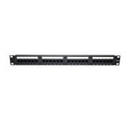 Патч-панель 19дюйм 1U кат.6 неэкранир. 24 порта RJ-45 Dual IDC TOKOV ELECTRIC TKE-PP-6-1U-24P-UTP