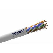 Кабель витая пара U/UTP 4х2х24AWG(0.51мм) кат.5E нг(А)-HF (LSZH) indoor Fluke tested (м) PRO TOKOV ELECTRIC TKP-C06-U42-5E-305-LSZH