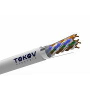 Кабель витая пара F/UTP 4х2х24AWG(0.51мм) кат.5E PVC indoor Fluke tested (м) PRO TOKOV ELECTRIC TKP-C06-F42-5E-305-PVC