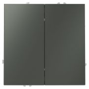 Переключатель проходной 2-кл. СП S70 10А механизм титан Voltum VLS020306