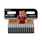 Элемент питания алкалиновый AAA/LR03 (блист. 12шт) Turbo Max Opticell 6053010