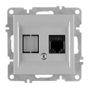 Розетка компьютерная LAVIN/KAREN RJ45 кат.6 механизм сер. ARVIA 50 03 2000 247