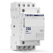 Контактор модульный 36мм 20А 230В АС 4НО PRIZMA TOKOV ELECTRIC TKE-PZ-MC-2-20-230-40