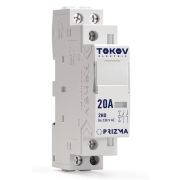 Контактор модульный 18мм 25А 230В АС 1НО 1НЗ PRIZMA TOKOV ELECTRIC TKE-PZ-MC-1-25-230-11