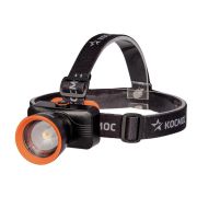 Фонарь налобный аккум. 10Вт Laser LED/ 1200мА.ч ABS пластик линза Френеля КОСМОС (KOC531Lit)
