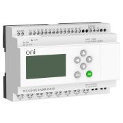 Модуль ЦПУ ПЛК 410 8 DI 6 UI (0-10В/DI) 8 RO 12В-24В DC или 24В AC с Ethernet портом с экраном ONI PLC-410-CPU-14U08R-1AD-00