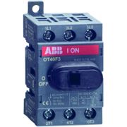 ABB OT25F4N2 Выключатель-разъединитель 4P 25А на DIN-рейку или монтаж.плату(с резерв.ручкой)