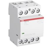 ABB Контактор ESB40-40N-01 модульный (40А АС-1, 4НО), катушка 24В AC/DC