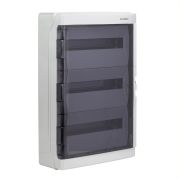 DKC Щиток настенный с дверцей 54 мод.,IP65, серый, с клеммным блоком 63А