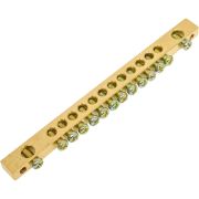 Шина нулевая 14 групп/крепеж по краям 6х9мм DEKraft 32004DEK