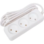 Удлинитель 3х1.5м без заземл. 16А IP20 ПВС 2х1.5 КОСМОС YKsm1.5m-3g(K)