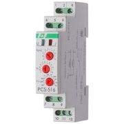 Реле времени PCS-516 8А 230В 1перекл. IP20 многофункц. вход: START/RESET монтаж на DIN-рейке (аналог РВО-1М) F&F EA02.001.013